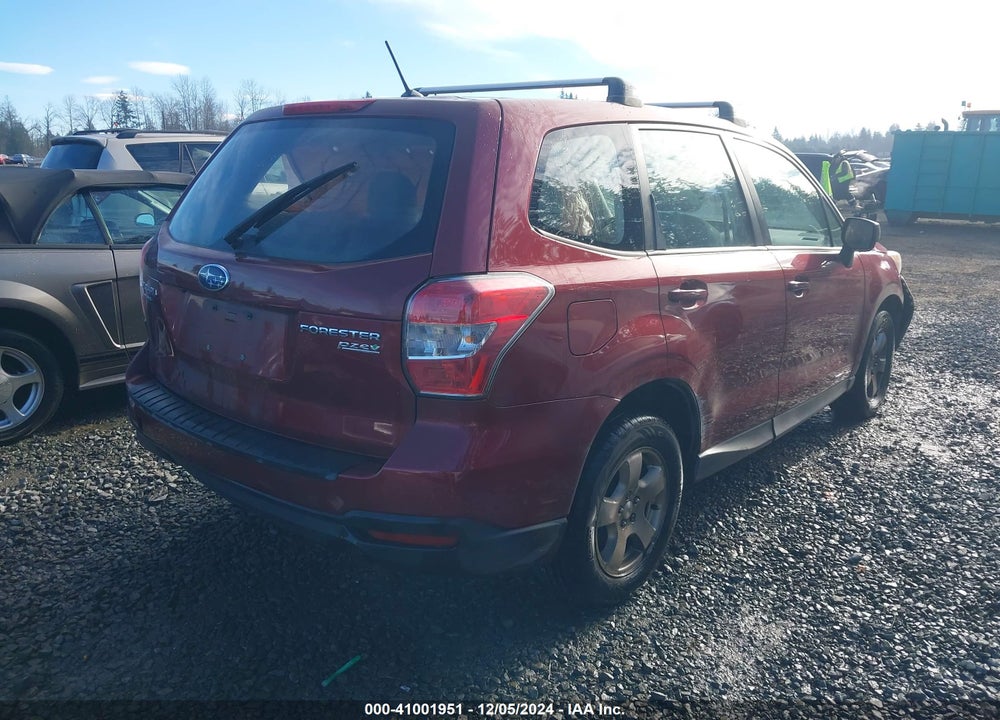 2015 SUBARU FORESTER 2.5I VIN: JF2SJAAC8FG577316