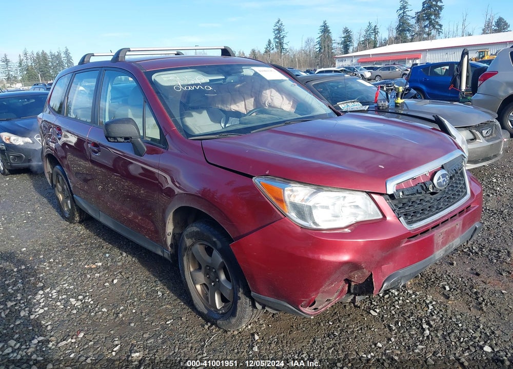 2015 SUBARU FORESTER 2.5I VIN: JF2SJAAC8FG577316