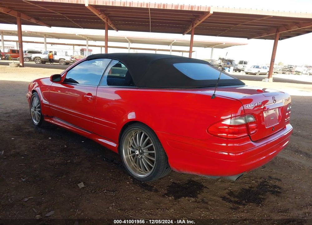 2000 MERCEDES-BENZ CLK 430 VIN: WDBLK70G9YT037120