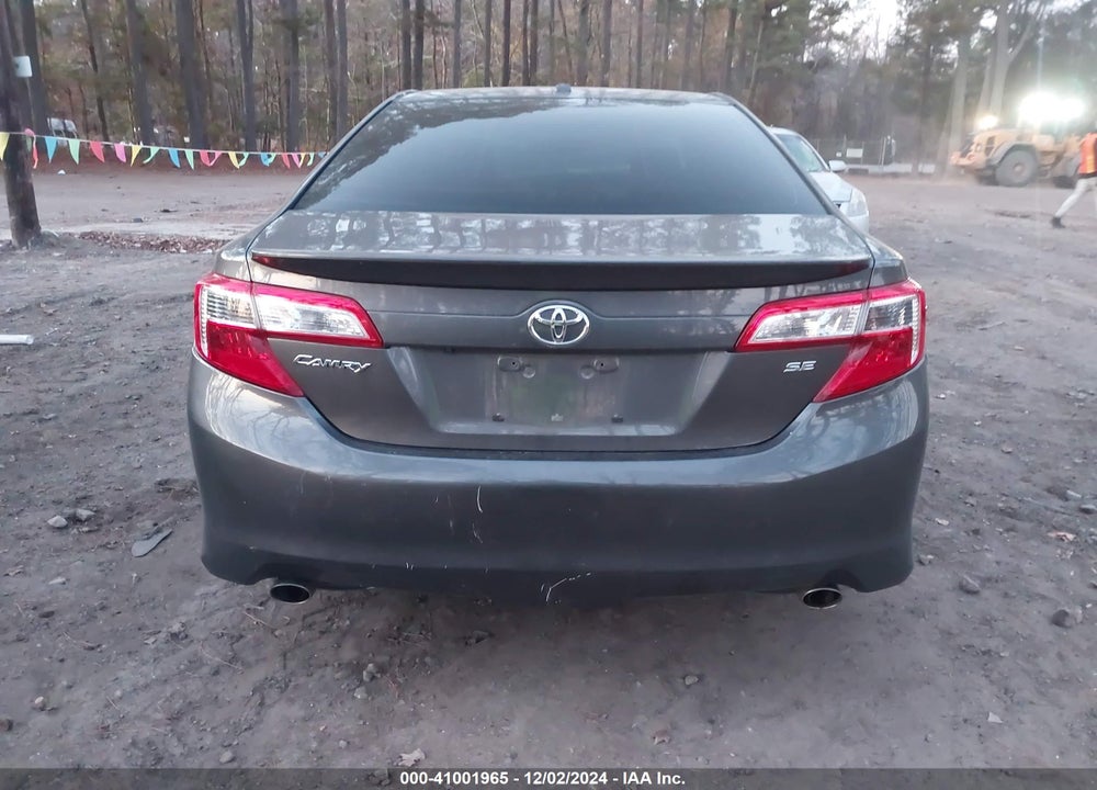 2013 TOYOTA CAMRY SE V6 VIN: 4T1BK1FK6DU533661