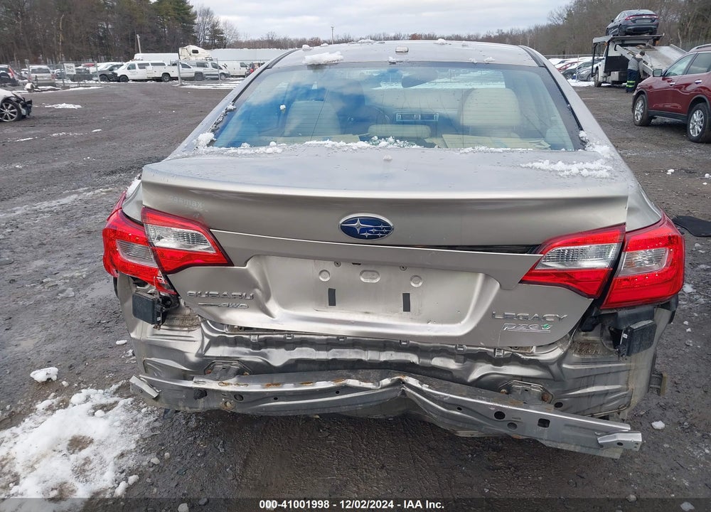 2015 SUBARU LEGACY 2.5I LIMITED VIN: 4S3BNAN60F3044052