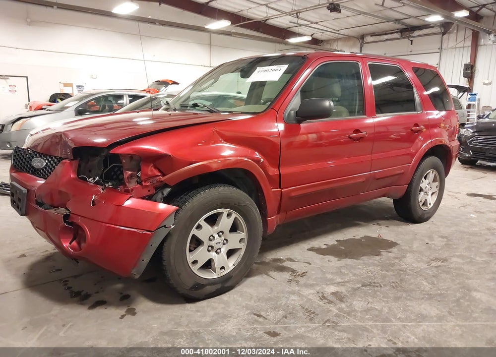 2005 FORD ESCAPE LIMITED VIN: 1FMYU04195KE33396