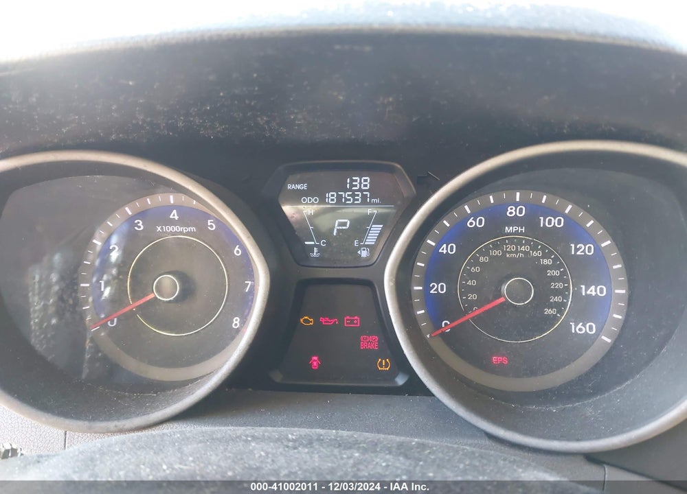 2012 HYUNDAI ELANTRA GLS (ULSAN PLANT) VIN: KMHDH4AE0CU346912