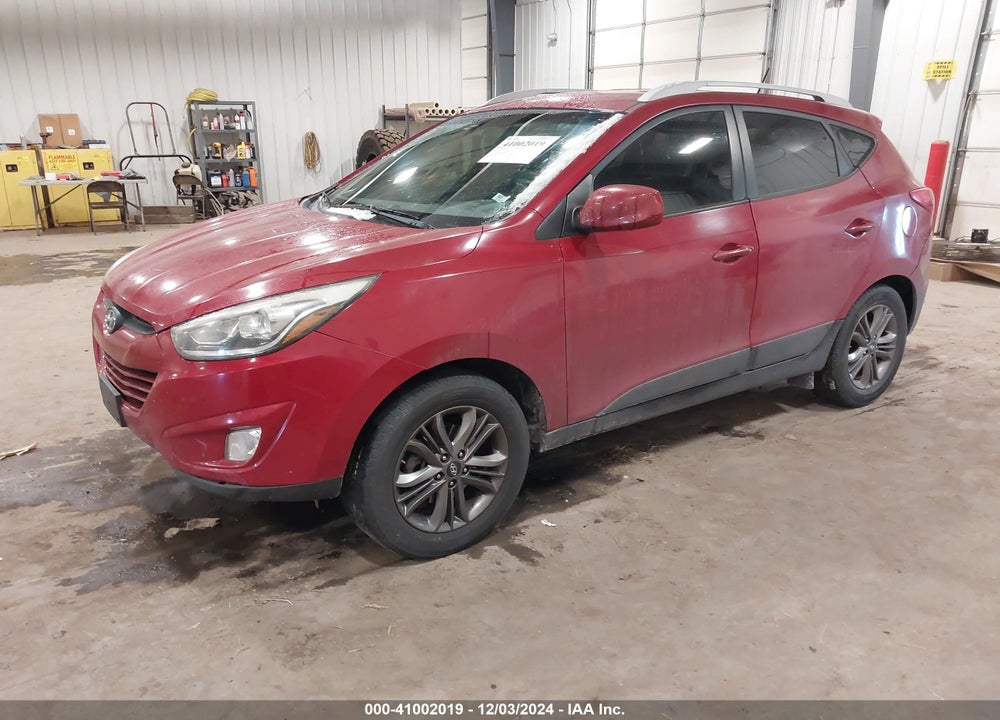 2014 HYUNDAI TUCSON SE VIN: KM8JU3AG0EU842306