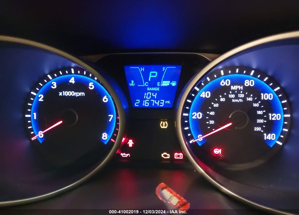2014 HYUNDAI TUCSON SE VIN: KM8JU3AG0EU842306