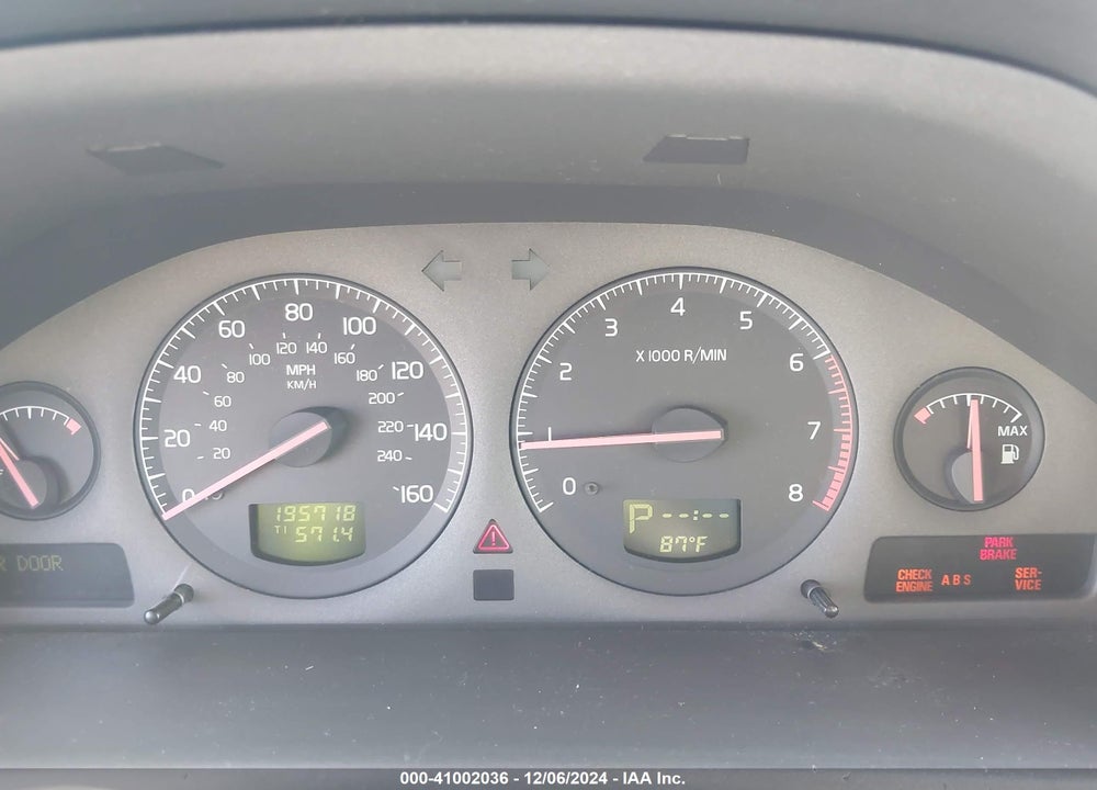 2001 VOLVO S80 T6 VIN: YV1TS90D411152268