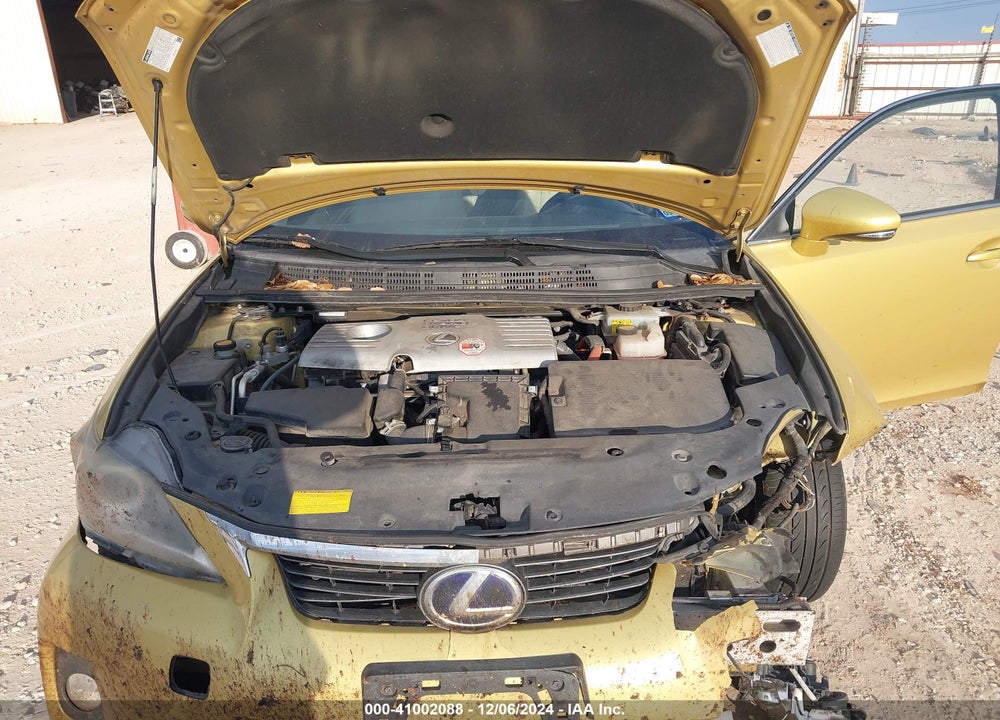 2011 LEXUS CT 200H PREMIUM VIN: JTHKD5BH9B2014143
