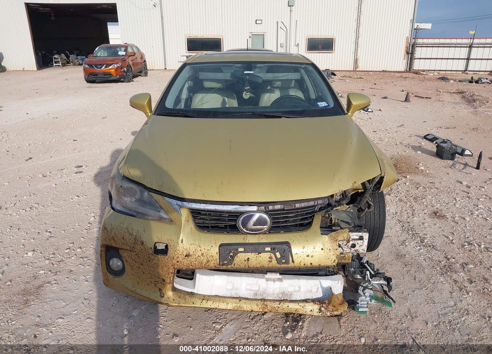 2011 LEXUS CT 200H PREMIUM VIN: JTHKD5BH9B2014143