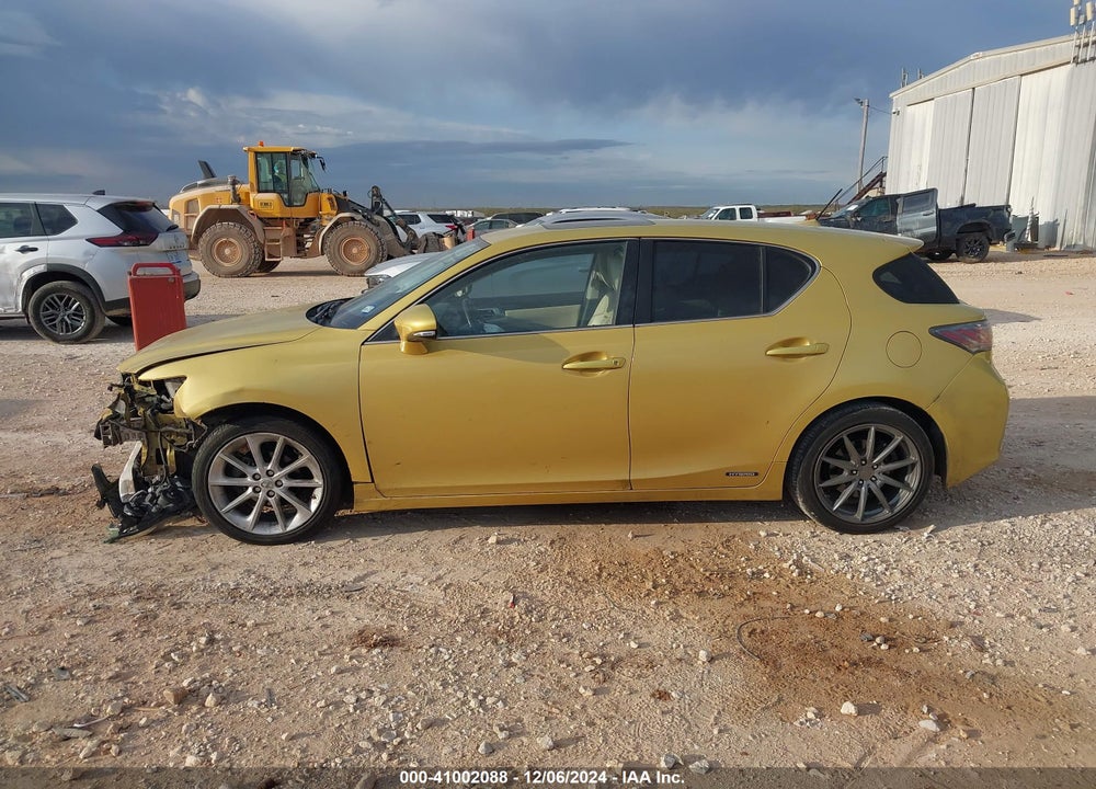 2011 LEXUS CT 200H PREMIUM VIN: JTHKD5BH9B2014143