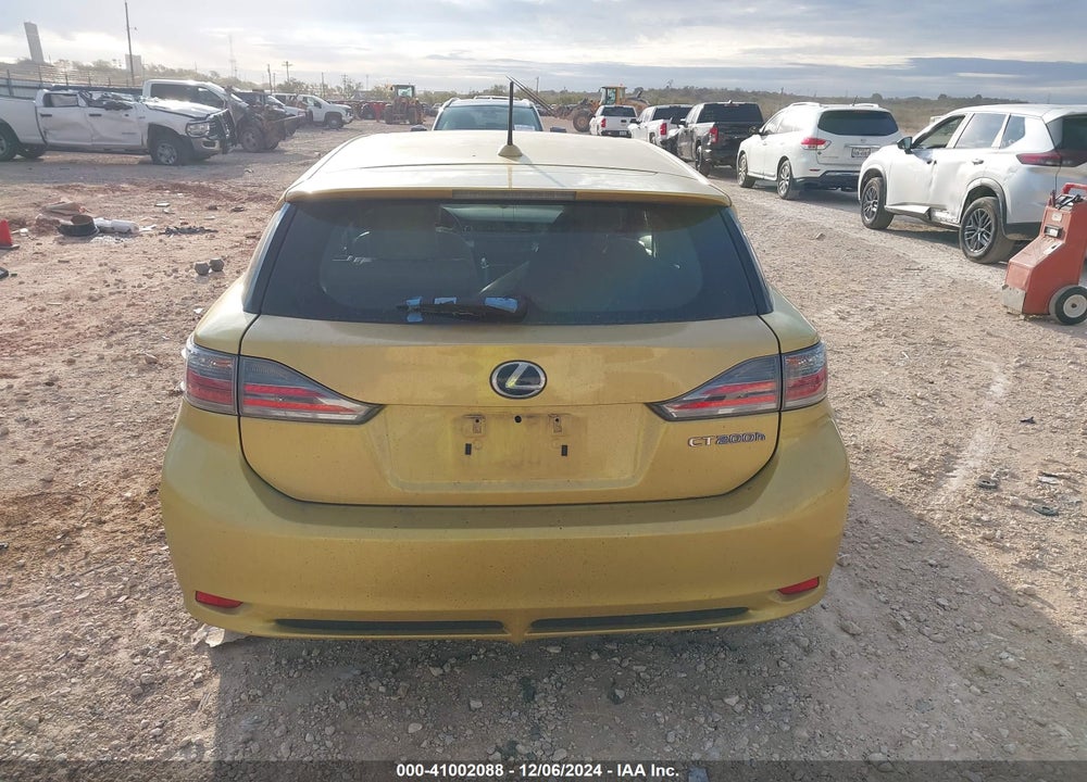 2011 LEXUS CT 200H PREMIUM VIN: JTHKD5BH9B2014143