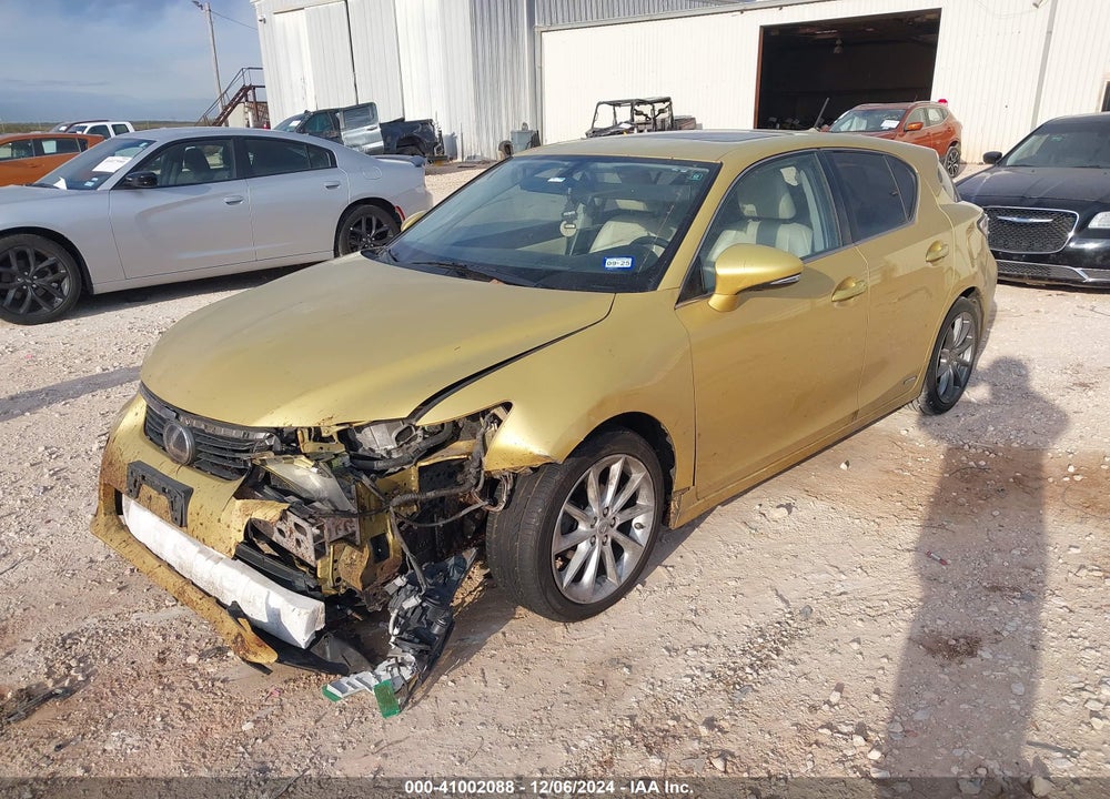2011 LEXUS CT 200H PREMIUM VIN: JTHKD5BH9B2014143