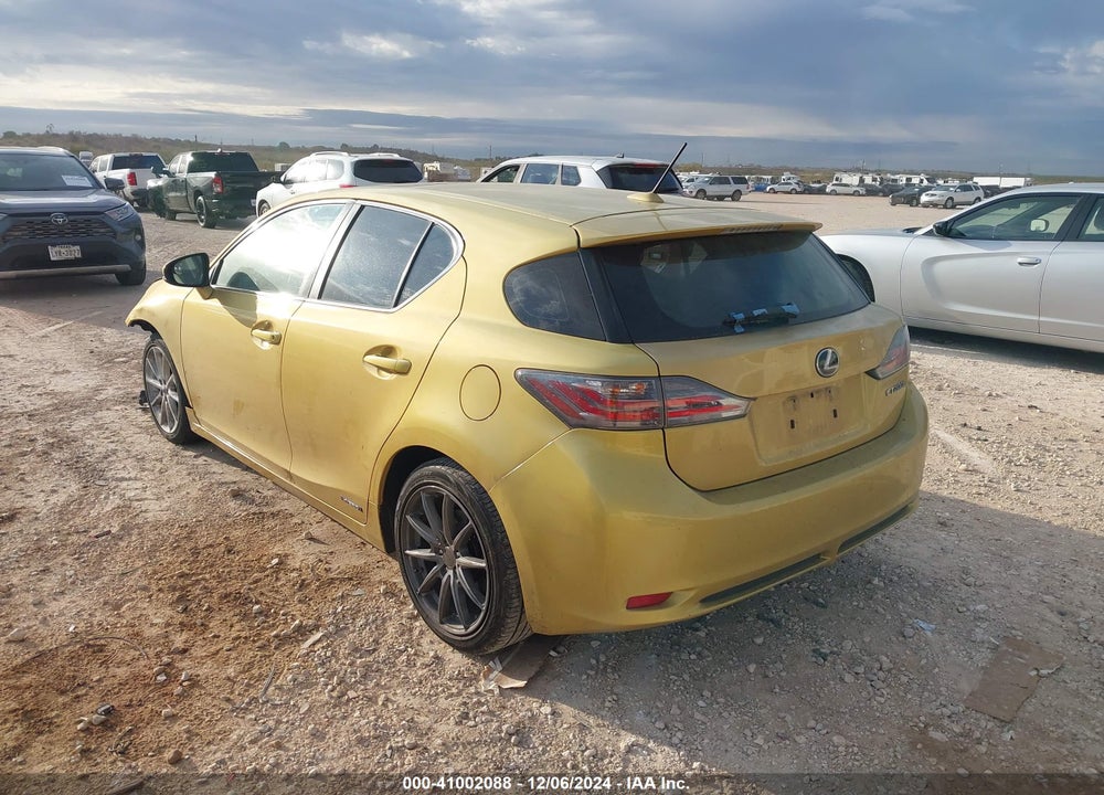 2011 LEXUS CT 200H PREMIUM VIN: JTHKD5BH9B2014143