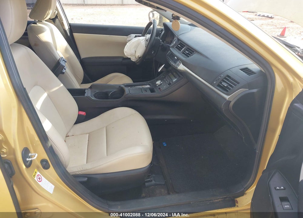 2011 LEXUS CT 200H PREMIUM VIN: JTHKD5BH9B2014143