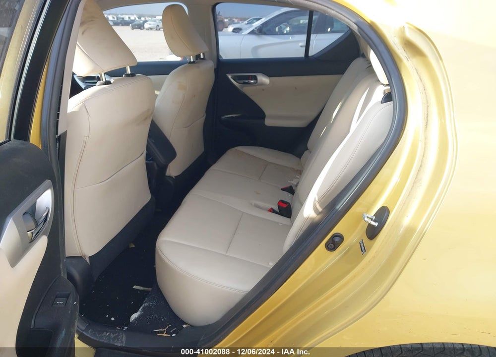 2011 LEXUS CT 200H PREMIUM VIN: JTHKD5BH9B2014143