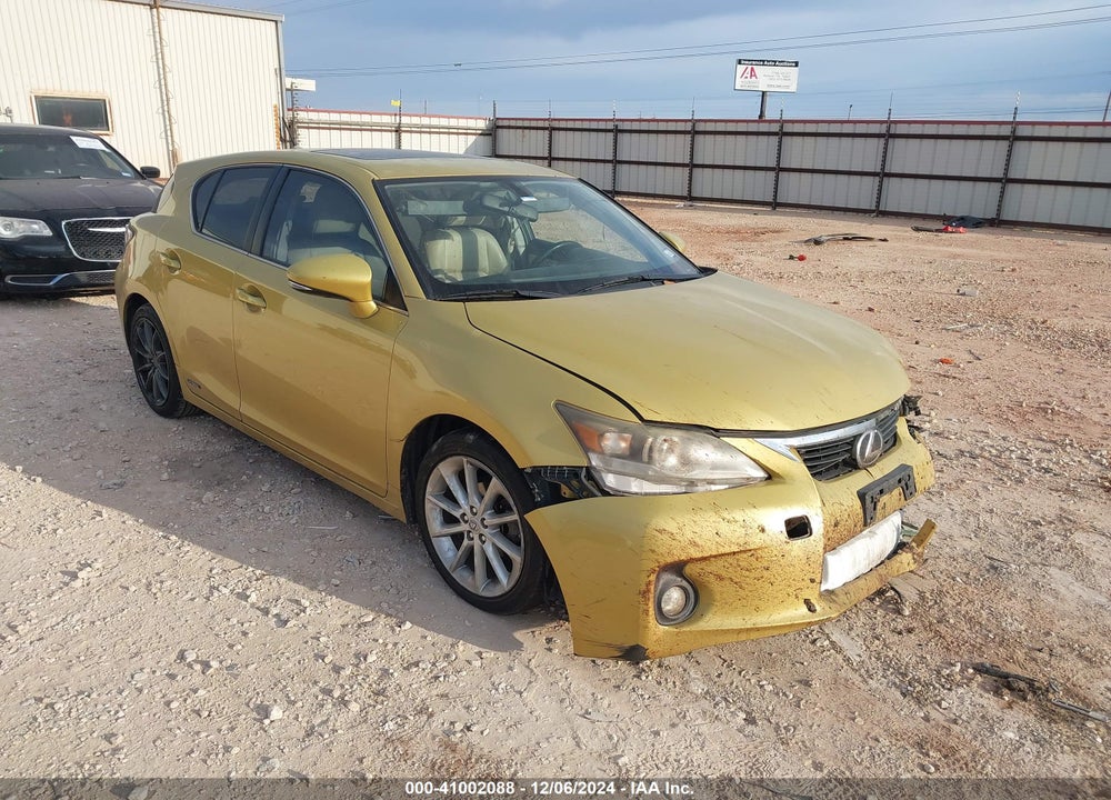 2011 LEXUS CT 200H PREMIUM VIN: JTHKD5BH9B2014143