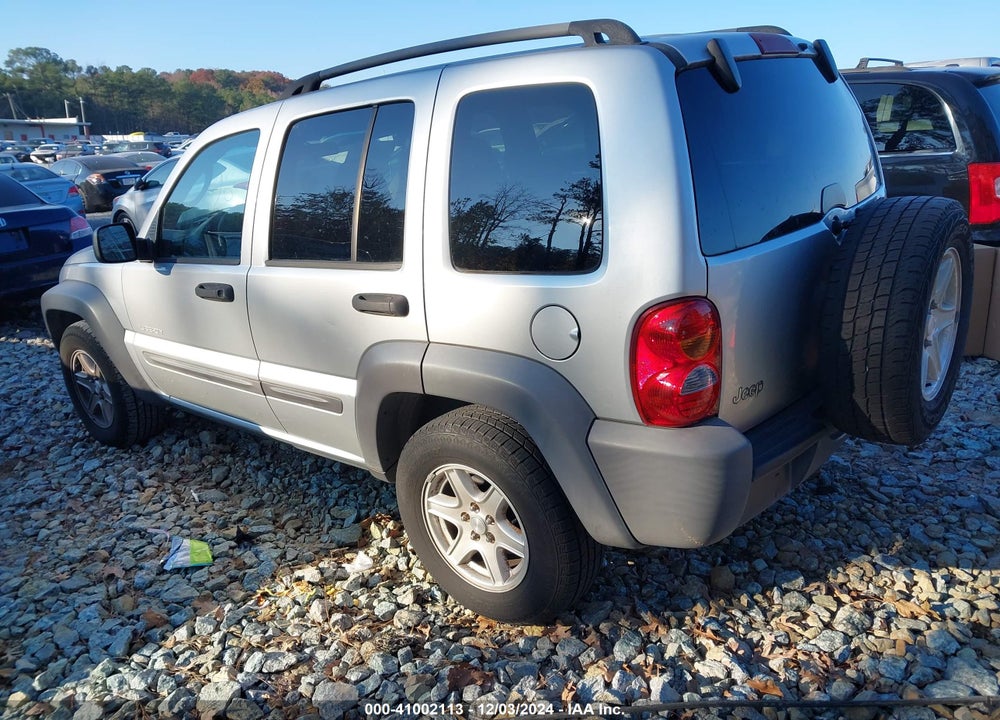 2004 JEEP LIBERTY SPORT VIN: 1J4GK48K24W319676