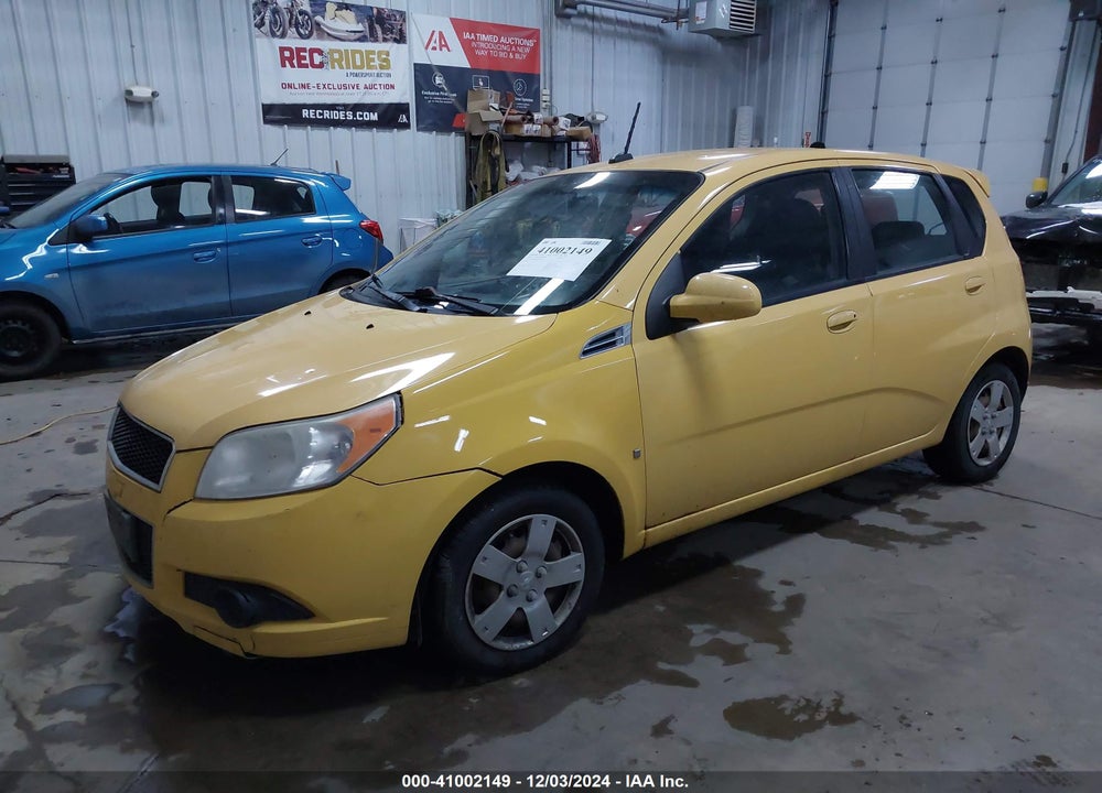 2009 CHEVROLET AVEO LT VIN: KL1TD66E59B620570