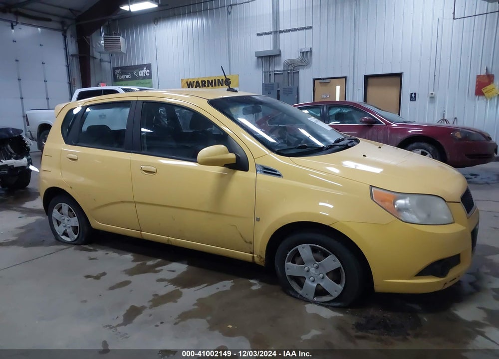 2009 CHEVROLET AVEO LT VIN: KL1TD66E59B620570