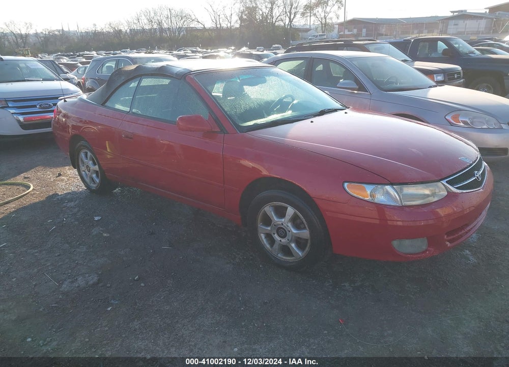 2001 TOYOTA CAMRY SOLARA SLE V6 VIN: 2T1FF28P21C445689
