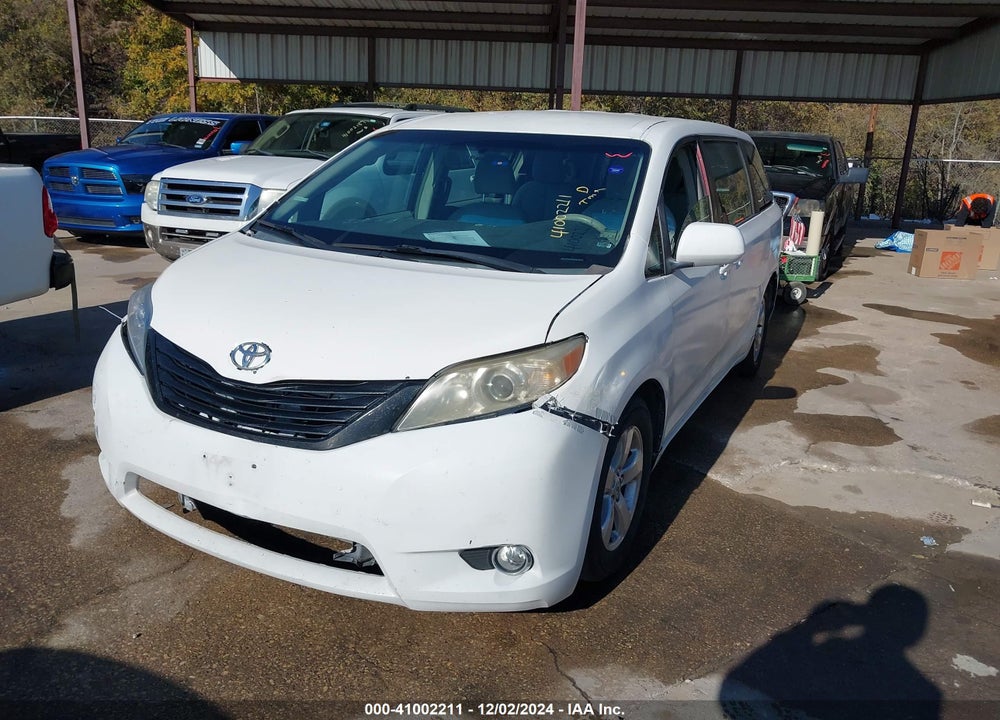 2013 TOYOTA SIENNA L V6 7 PASSENGER VIN: 5TDZK3DC3DS386276