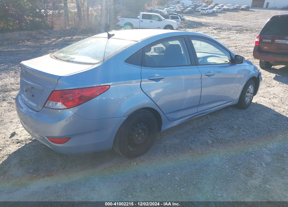 2012 HYUNDAI ACCENT GLS VIN: KMHCT4AE0CU223718
