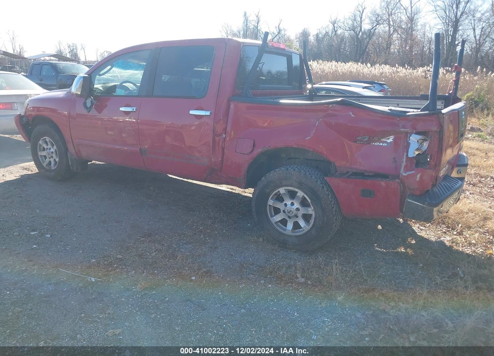 2005 NISSAN TITAN SE VIN: 1N6BA07B25N566357