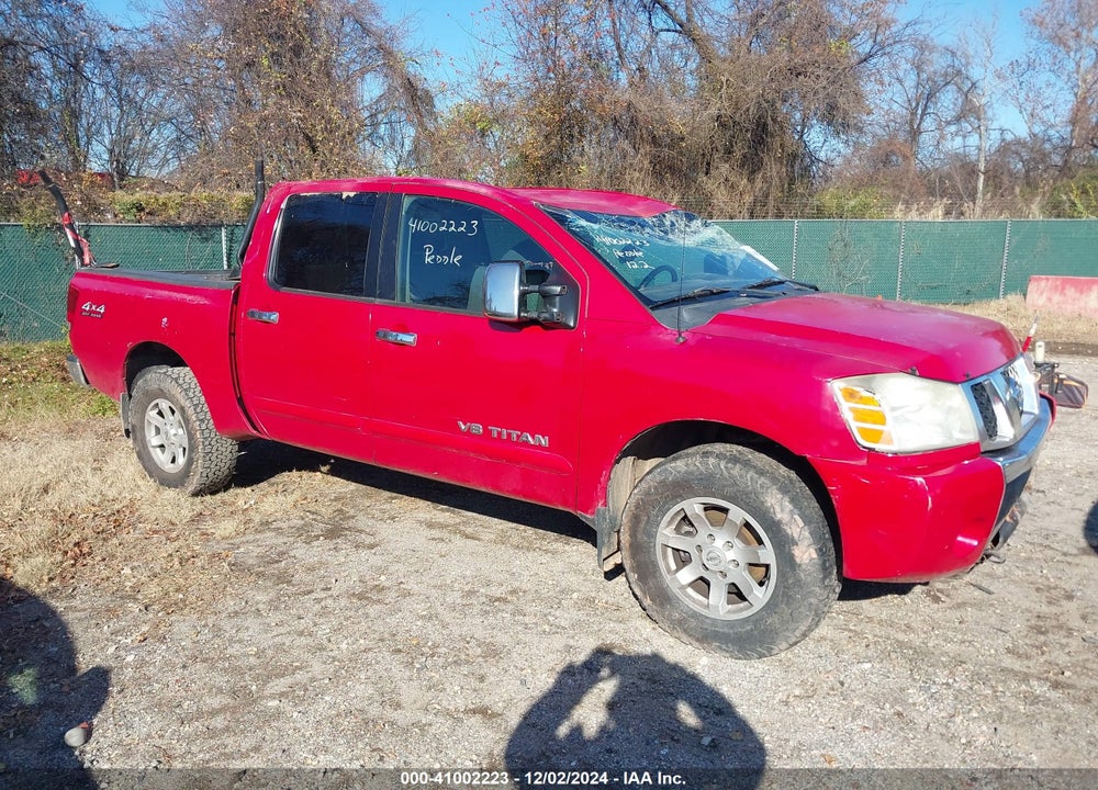2005 NISSAN TITAN SE VIN: 1N6BA07B25N566357