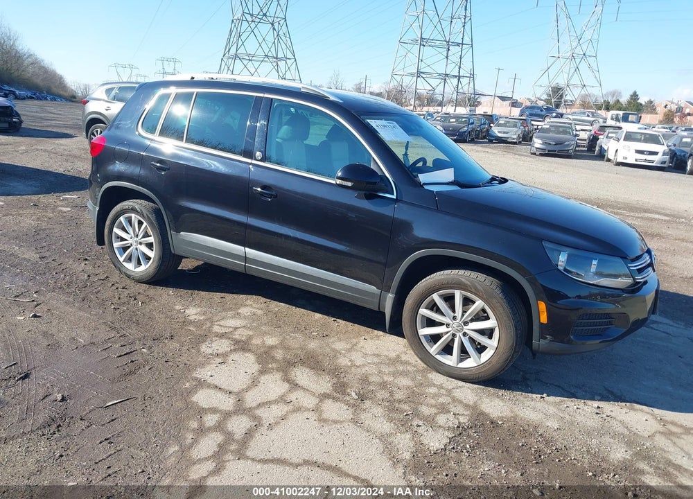 2017 VOLKSWAGEN TIGUAN 2.0T WOLFSBURG EDITION VIN: WVGSV7AX4HK006359
