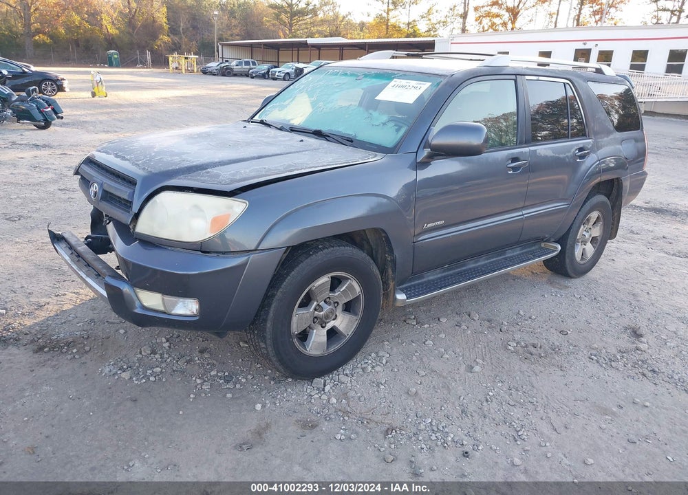 2003 TOYOTA 4RUNNER LIMITED V6 VIN: JTEZU17RX38004497