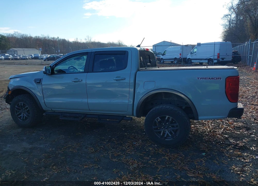 2021 FORD RANGER LARIAT VIN: 1FTER4FH5MLD76519