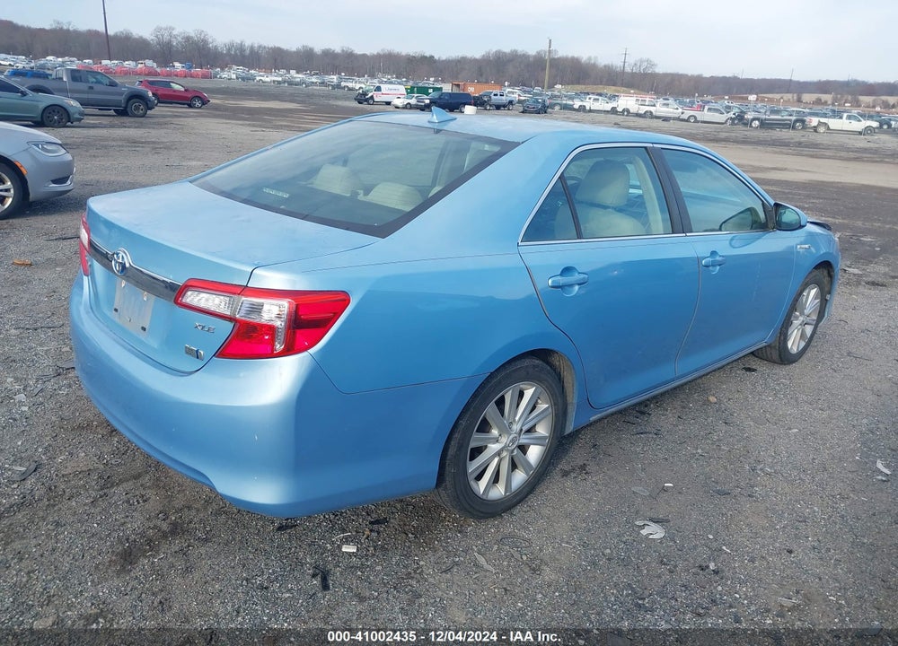 2012 TOYOTA CAMRY HYBRID XLE VIN: 4T1BD1FK8CU031730