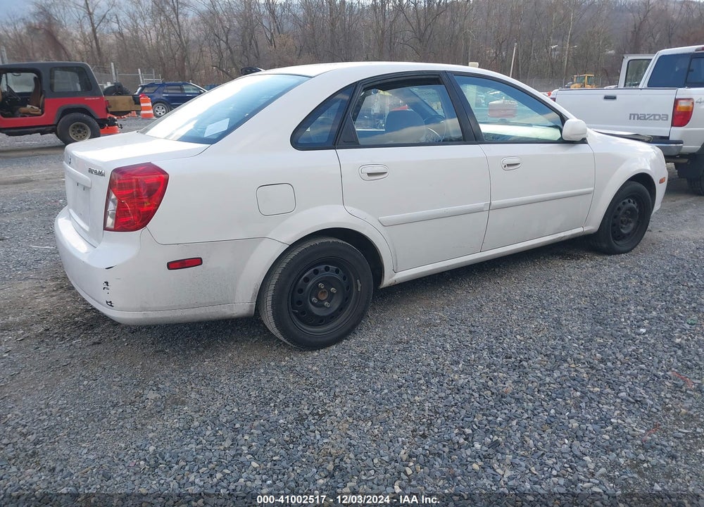 2005 SUZUKI FORENZA S VIN: KL5JD56Z25K095190