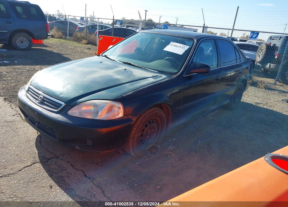2000 HONDA CIVIC LX VIN: JHMEJ6675YS001668
