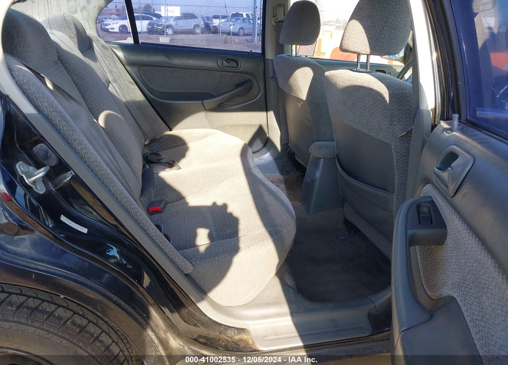 2000 HONDA CIVIC LX VIN: JHMEJ6675YS001668