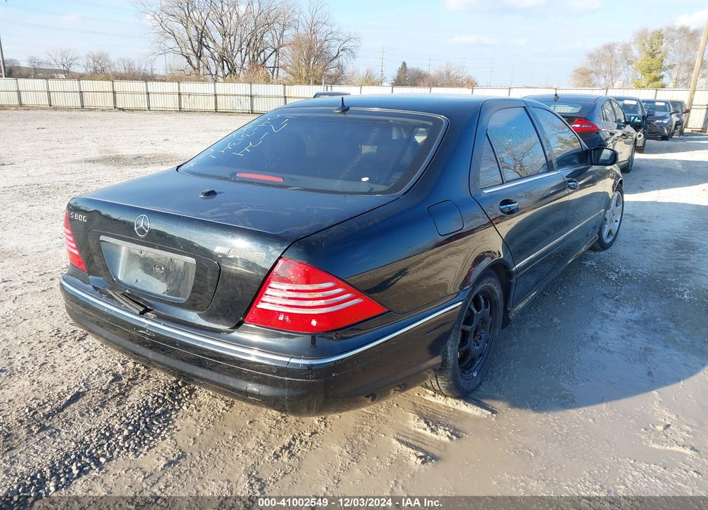 2006 MERCEDES-BENZ S 600 VIN: WDBNG76J36A467604