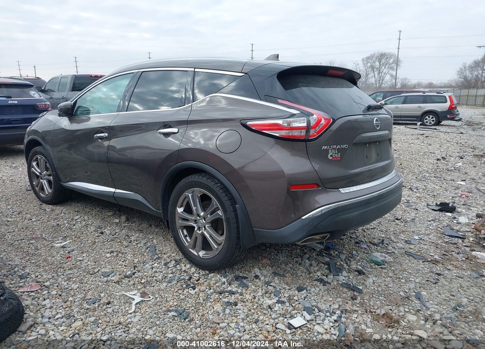 2018 NISSAN MURANO PLATINUM VIN: 5N1AZ2MH6JN104997