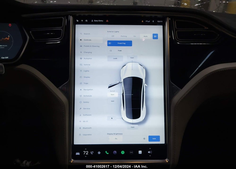 2015 TESLA MODEL S 70D/85D/P85D VIN: 5YJSA1H23FF086058