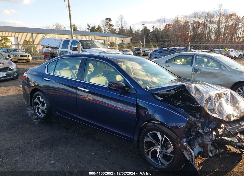 2017 HONDA ACCORD LX VIN: 1HGCR2F3XHA051707