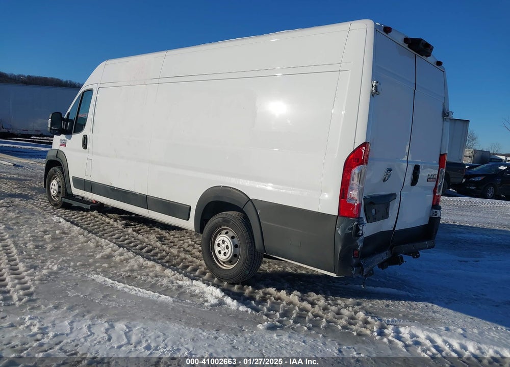 2019 RAM PROMASTER 3500 CARGO VAN HIGH ROOF 159 WB EXT VIN: 3C6URVJGXKE558553