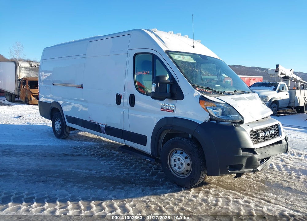 2019 RAM PROMASTER 3500 CARGO VAN HIGH ROOF 159 WB EXT VIN: 3C6URVJGXKE558553
