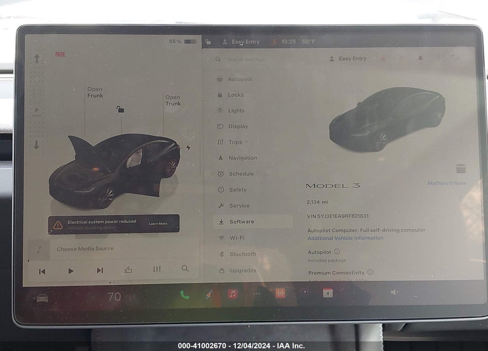 2024 TESLA MODEL 3 VIN: 5YJ3E1EA9RF821831