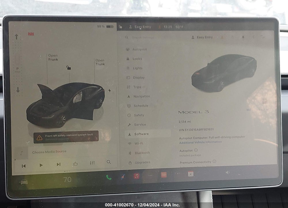 2024 TESLA MODEL 3 VIN: 5YJ3E1EA9RF821831