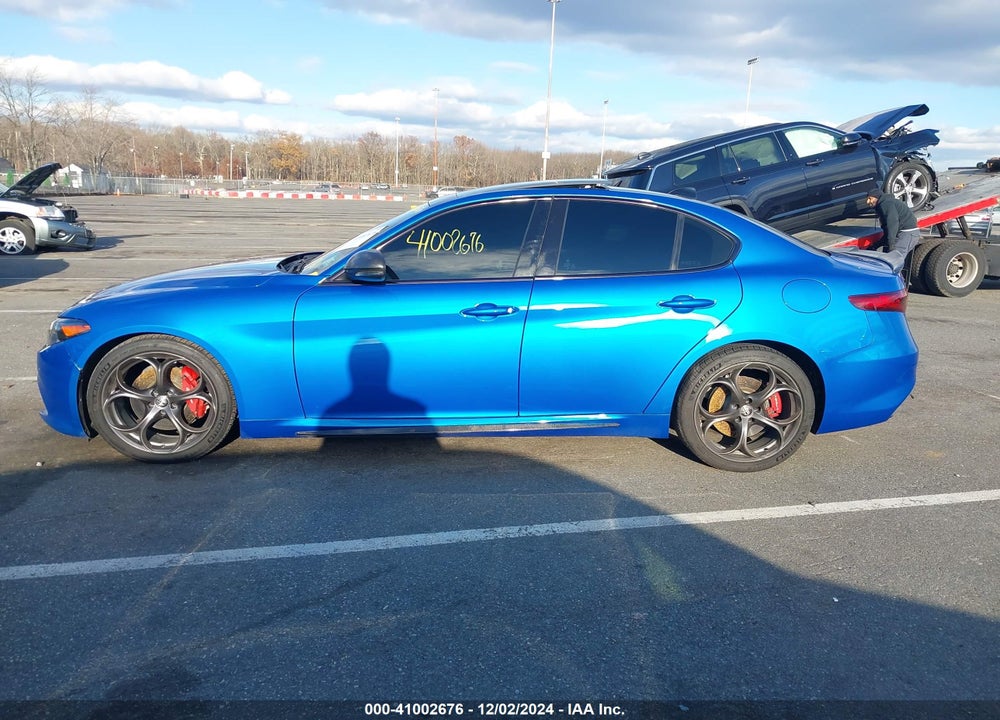 2018 ALFA ROMEO GIULIA TI SPORT RWD VIN: ZARFAECN8J7600016