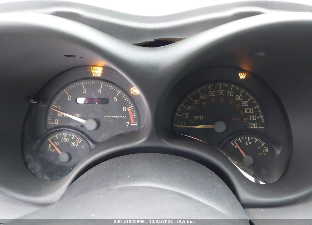1999 PONTIAC GRAND AM SE1 VIN: 1G2NE12E2XM727640
