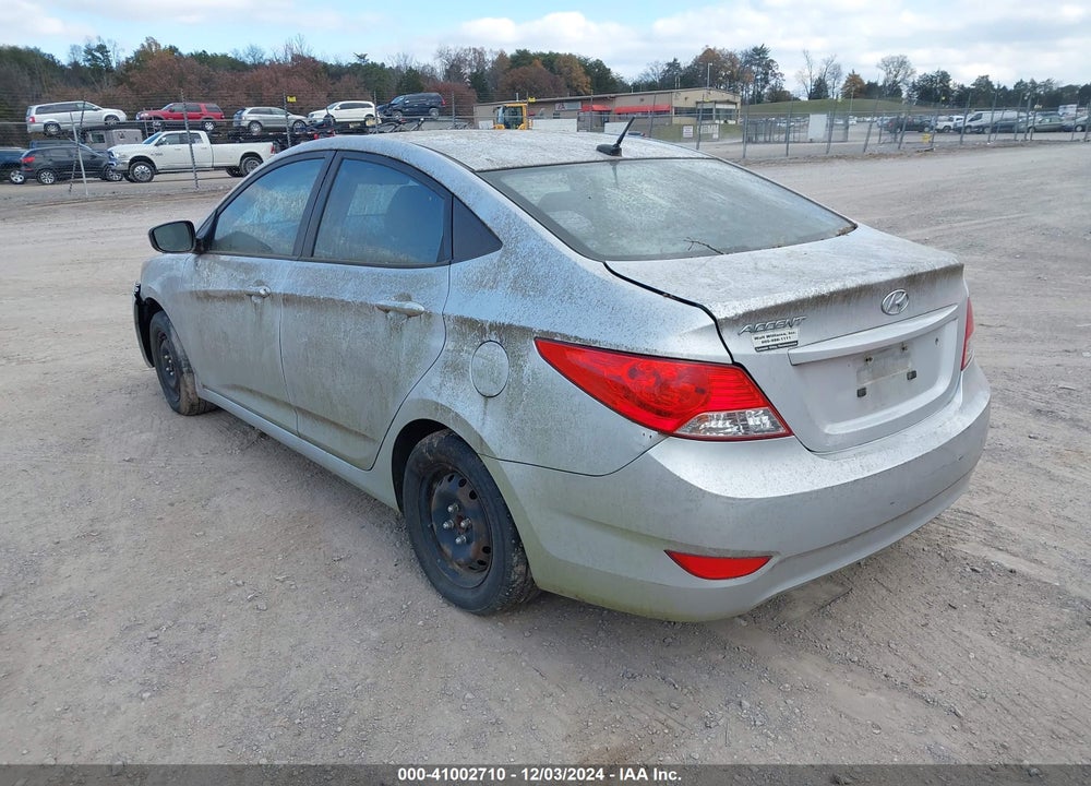 2013 HYUNDAI ACCENT GLS VIN: KMHCT4AE7DU462135