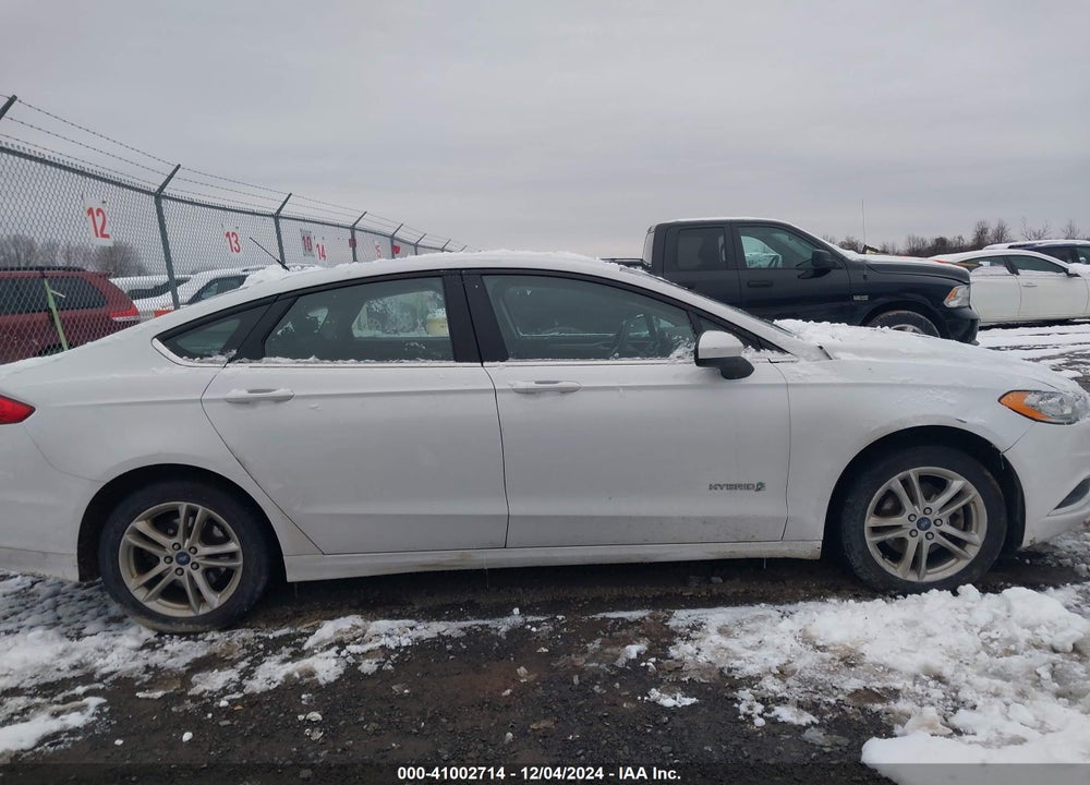 2018 FORD FUSION HYBRID SE VIN: 3FA6P0LU8JR206548