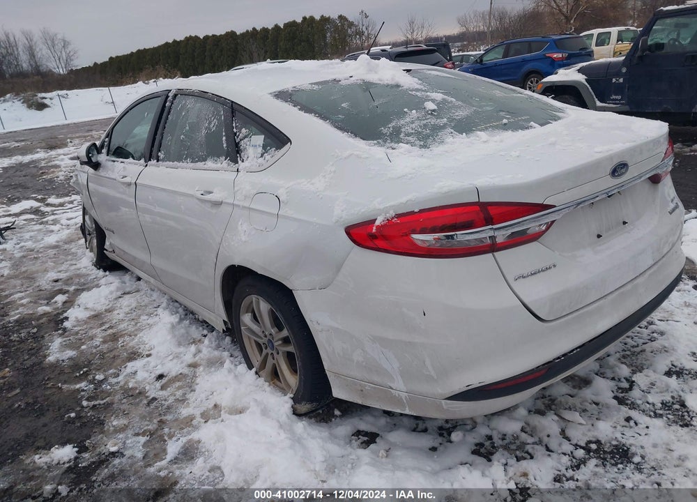 2018 FORD FUSION HYBRID SE VIN: 3FA6P0LU8JR206548