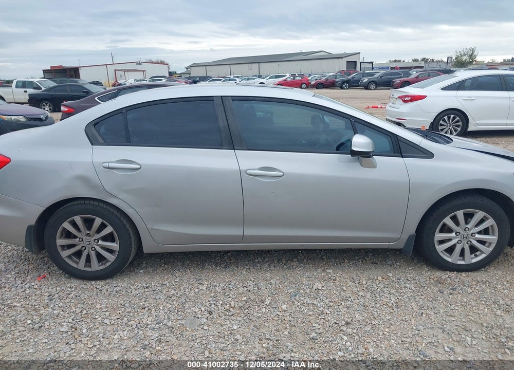 2012 HONDA CIVIC EX VIN: 19XFB2F85CE065497