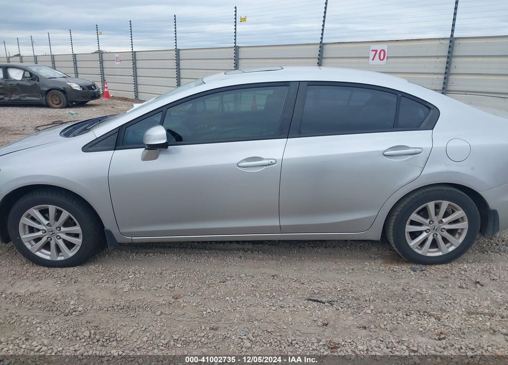 2012 HONDA CIVIC EX VIN: 19XFB2F85CE065497