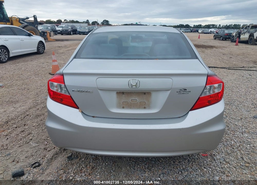 2012 HONDA CIVIC EX VIN: 19XFB2F85CE065497